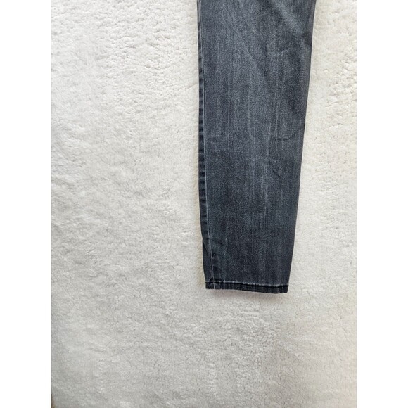 Crest Women Jeans 5/6 Gray Cotton Blend Low Rise Straight Slim Ankle Denim - Picture 15 of 16